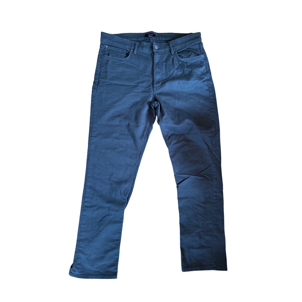 Quince Ultra-Stretch 5-Pocket Chino Pants Dark Gray 36x32 Mens Slim Straight